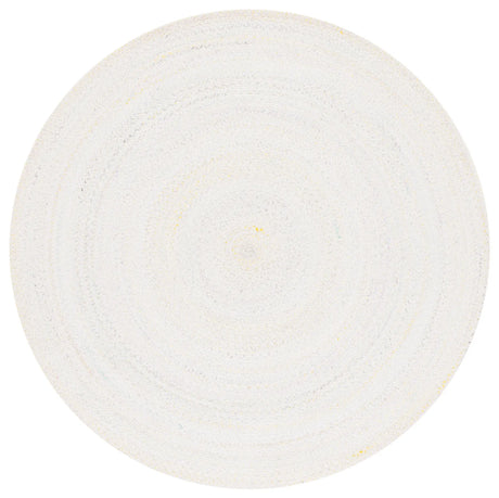 Safavieh Braided 5'-0" x 5'-0" Rug in Ivory / Yellow