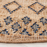 Safavieh Natural Fiber 6'-0" x 6'-0" Rug in Blue / Natural