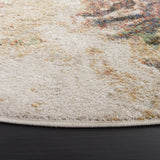 Safavieh Phoenix 500 6'-7" x 6'-7" Rug in Ivory / Gold Rust