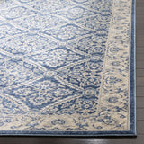 Safavieh Brentwood 4'-0" x 6'-0" Rug in Navy / Creme