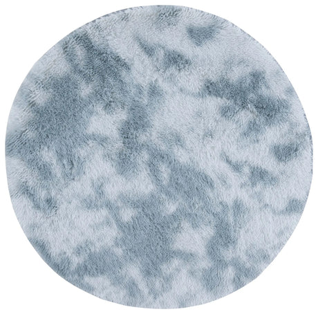 Safavieh Rainbow Shag 4'-0" x 4'-0" Rug in Light Grey