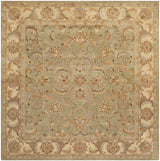 Safavieh Heritage 8'-0" x 8'-0" Rug in Green / Gold