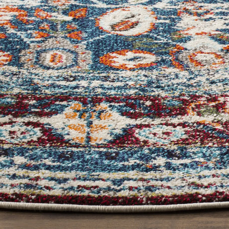 Safavieh Monaco 5'-0" x 5'-0" Rug in Ivory / Blue