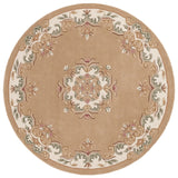 Safavieh Aubusson 6'-0" x 6'-0" Rug in Beige / Ivory