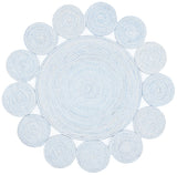 Safavieh Cape Cod 5'-0" x 5'-0" Rug in Blue / Ivory