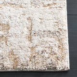Safavieh Ravine Shag 4'-0" x 6'-0" Rug in Beige / Ivory