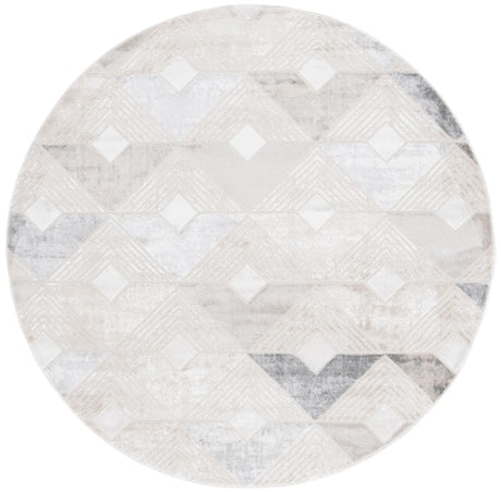 Safavieh Saylor 100 6'-3" x 6'-3" Rug in Grey / Dark Grey