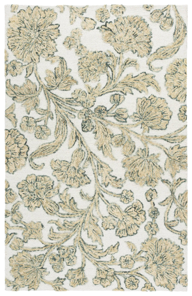 Safavieh Jardin 4'-0" x 6'-0" Rug in Ivory / Green