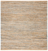 Safavieh Cape Cod 6'-0" x 6'-0" Rug in Natural / Blue