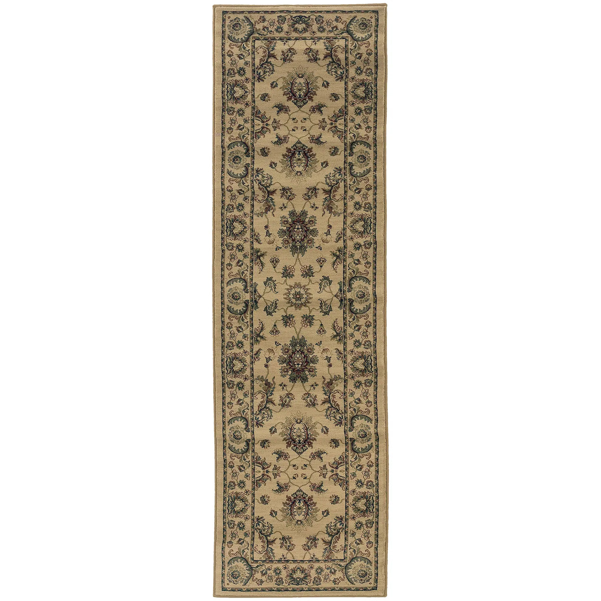 Oriental Weavers Sphinx Ariana 311i3 Ivory / Green Rugs - runner