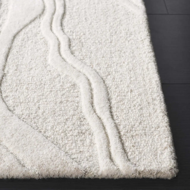 Safavieh Ebony 4'-0" x 6'-0" Rug in Grey / Ivory