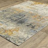 Oriental Weavers Sphinx Naples 292XI Orange Rugs - angle detail