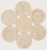 Safavieh Natural Fiber 3'-0" x 3'-0" Rug in Ivory / Natural