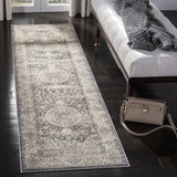 Safavieh Vintage Persian 2'-2" x 10'-0" Rug in Dark Grey / Ivory