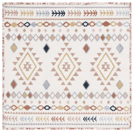 Safavieh Marrakesh 6'-7" x 6'-7" Rug in Ivory / Multi