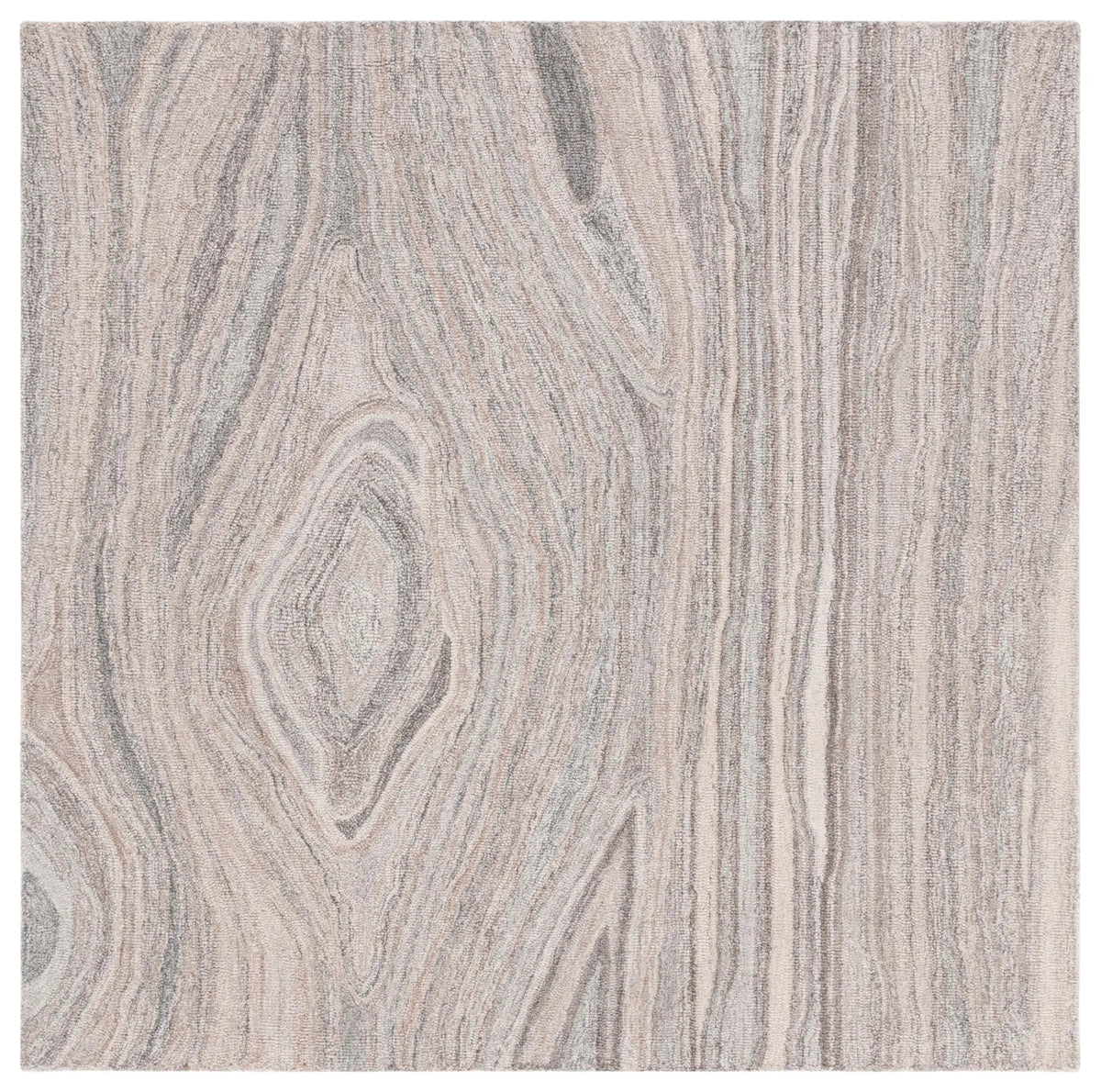 Safavieh Abstract 6'-0" x 6'-0" Rug in Beige / Grey