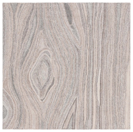 Safavieh Abstract 6'-0" x 6'-0" Rug in Beige / Grey