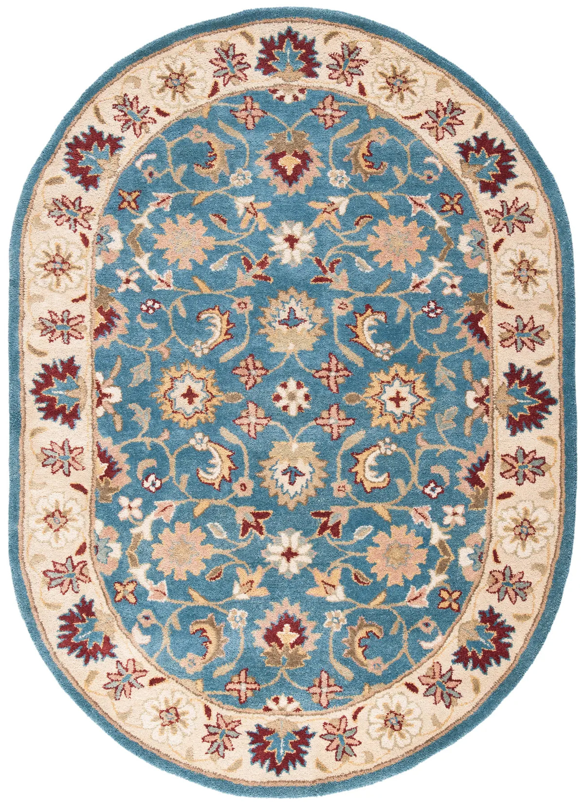 Safavieh Antiquity 4'-6" x 6'-6" Rug in Blue / Beige