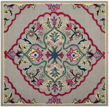 Safavieh Bellagio 5'-0" x 5'-0" Rug in Dark Grey / Multi