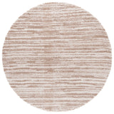 Safavieh Rumi Shag 6'-7" x 6'-7" Rug in Beige / Ivory