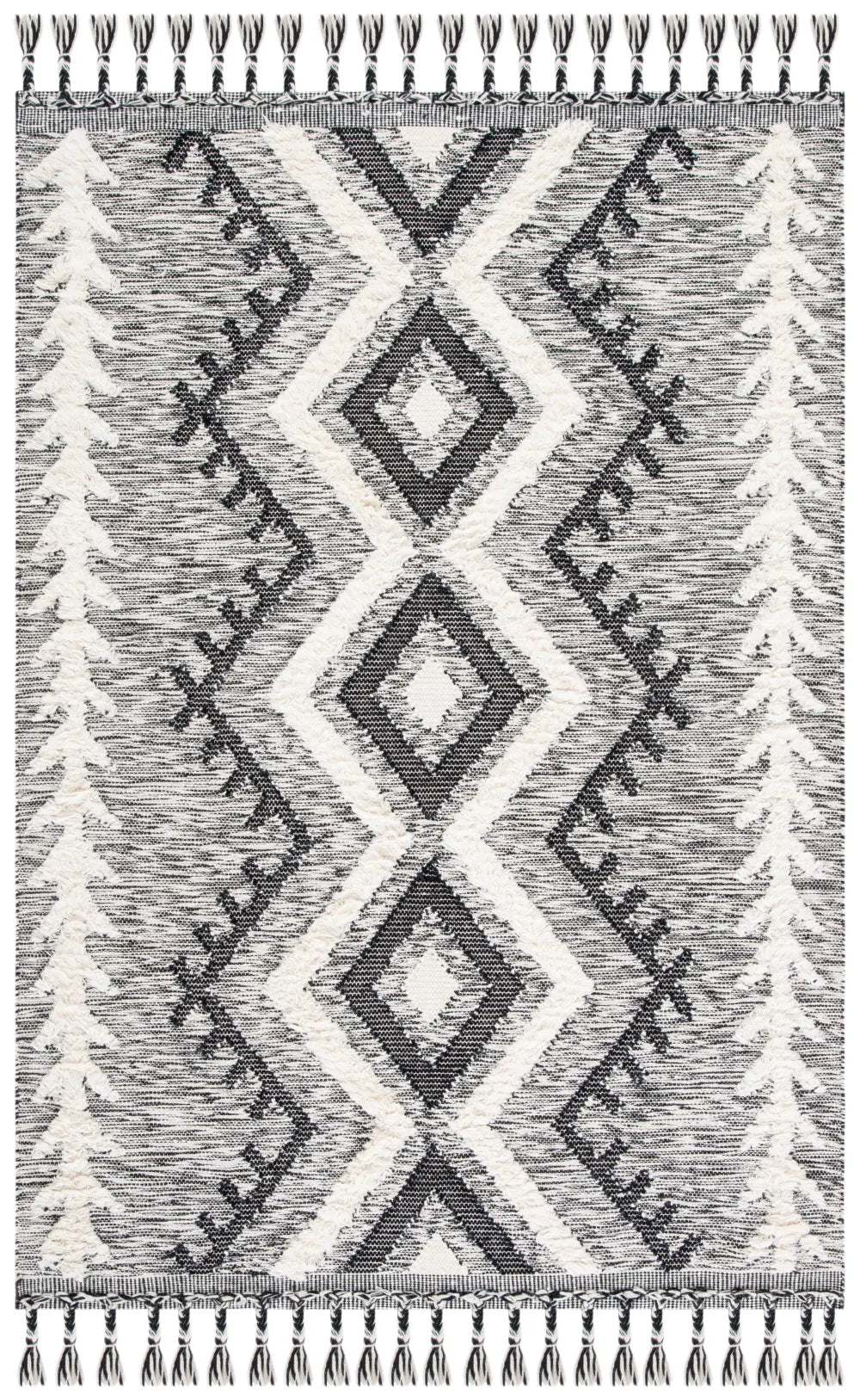 Safavieh Kenya 6'-0" x 9'-0" Rug in Ivory / Black
