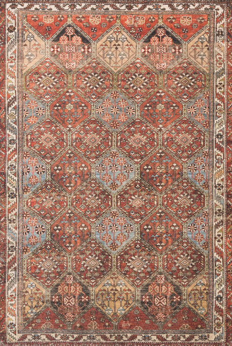 Loloi Loren Lq-16 Spice/Multi Rugs - main flat