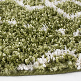 Safavieh Arizona Shag 5'-1" x 5'-1" Rug in Green / Ivory
