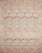 Loloi Layla Lay-17 Pink/Lagoon Rugs - main flat