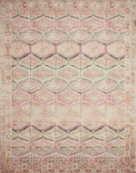 Loloi Layla Lay-17 Pink/Lagoon Rugs - main flat