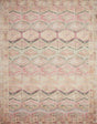 Loloi Layla Lay-17 Pink/Lagoon Rugs - main flat