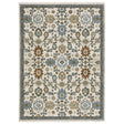 Oriental Weavers Sphinx KEIRA KEI02 Ivory Floral Rugs - main flat
