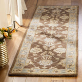 Safavieh Heritage 2'-3" x 10'-0" Rug in Brown / Blue
