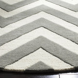 Safavieh Safavieh Kids 5'-0" x 5'-0" Rug in Grey / Ivory