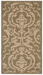 Safavieh Courtyard 2'-0" x 3'-7" Rug in Olive / Natural