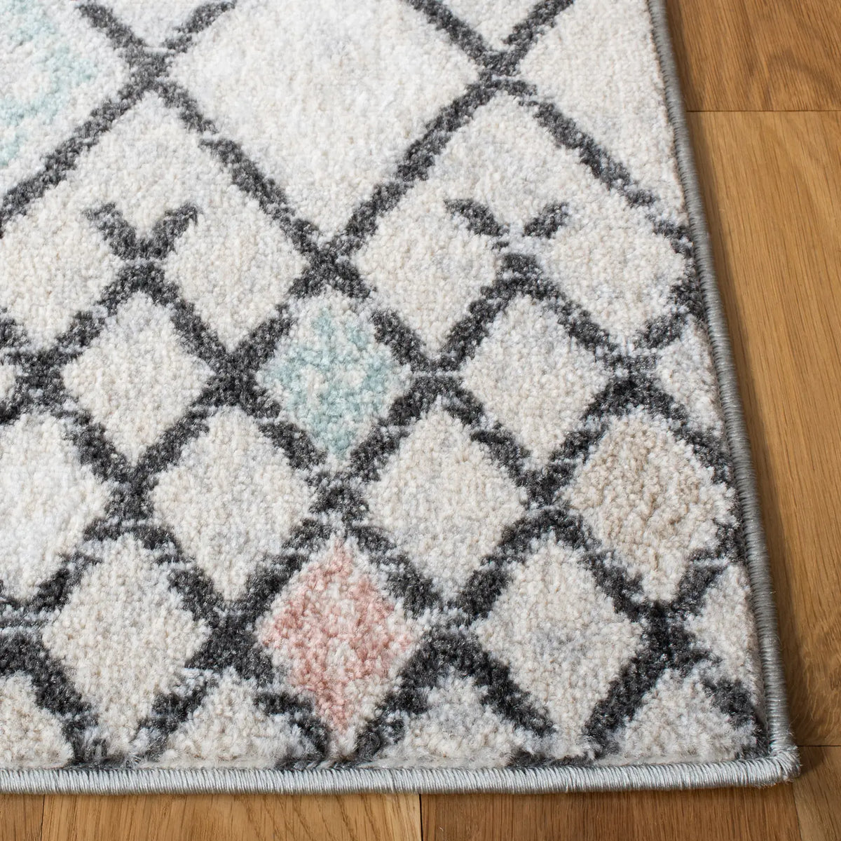 Safavieh Amsterdam 4'-0" x 6'-0" Rug in Grey / Ivory