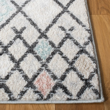 Safavieh Amsterdam 4'-0" x 6'-0" Rug in Grey / Ivory