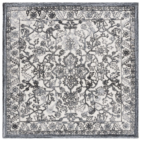 Safavieh Trace 6'-0" x 6'-0" Rug in Grey / Ivory