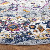 Safavieh Evoke 6'-7" x 6'-7" Rug in Grey / Navy
