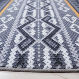 Safavieh Journey 6'-7" x 6'-7" Rug in Grey / Gold