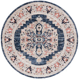 Safavieh Luna 6'-7" x 6'-7" Rug in Navy / Beige