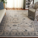 Safavieh Oushak 6'-0" x 9'-0" Rug in Silver / Grey