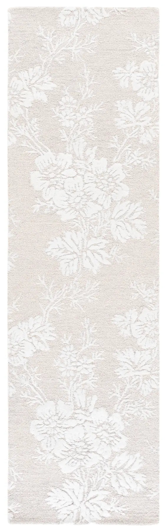 Safavieh Glamour 2'-3" x 8'-0" Rug in Silver / Ivory