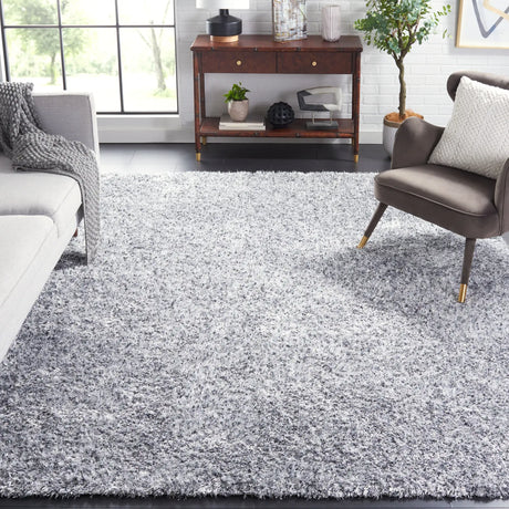 Safavieh Sg-Mls-Malibu Shag 10'-0" x 14'-0" Rug in Silver
