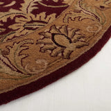 Safavieh Classic 4'-6" x 6'-6" Rug in Burgundy / Gold