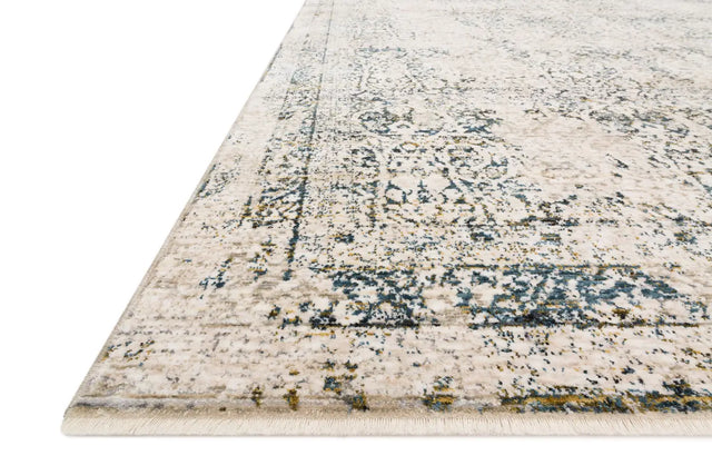 Loloi Theia The-01 Natural/Ocean Rug - rug corner