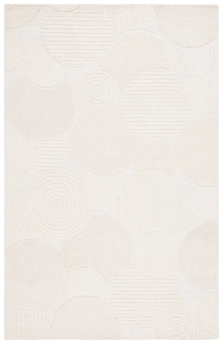 Safavieh Ebony 4'-0" x 6'-0" Rug in Ivory