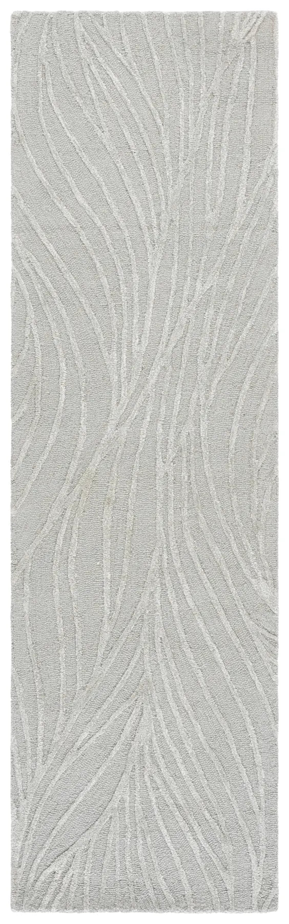 Safavieh Glamour 2'-3" x 8'-0" Rug in Light Grey / Ivory