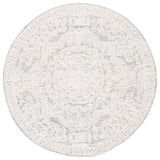 Safavieh Abstract 6'-0" x 6'-0" Rug in Ivory / Blue