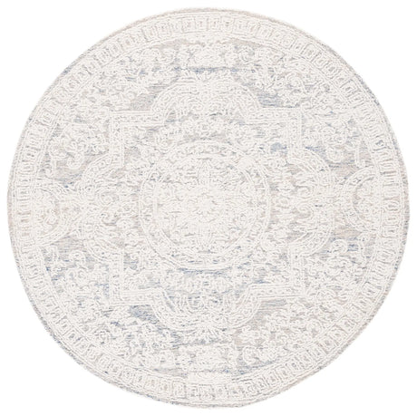 Safavieh Abstract 6'-0" x 6'-0" Rug in Ivory / Blue