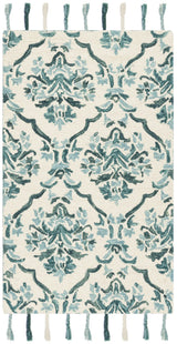 Safavieh Suzani 3'-0" x 5'-0" Rug in Ivory / Turquoise
